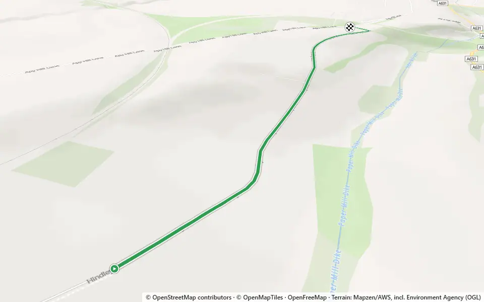 3D preview of a trail at Carr House Holt