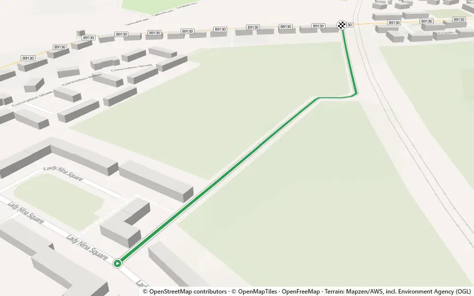 3D preview of a trail at Black Wood