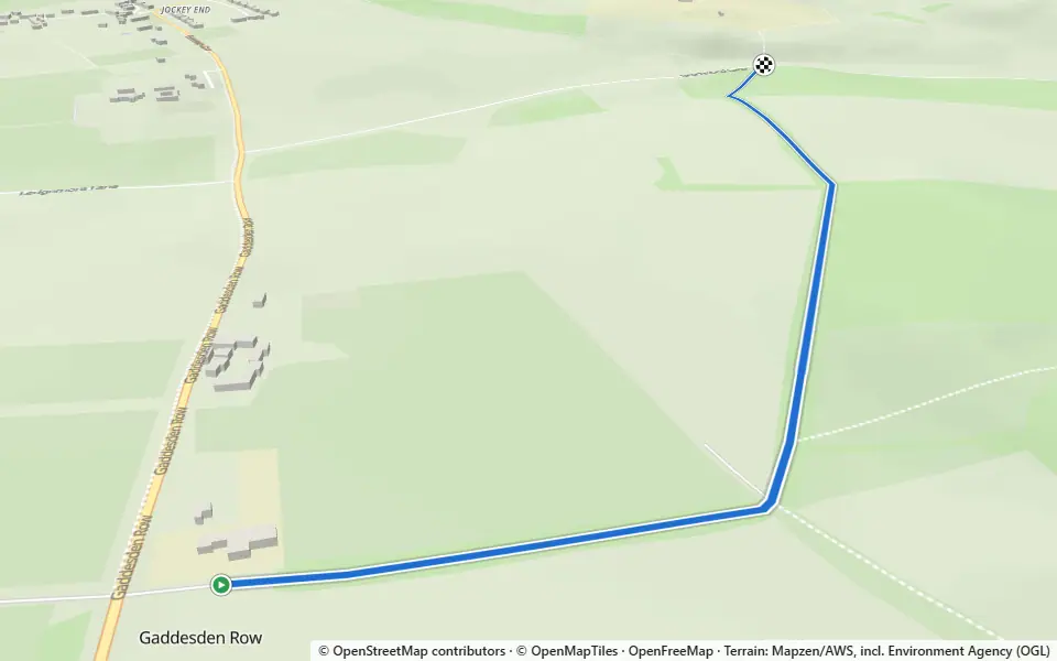 3D preview of a trail at Newland's Wood