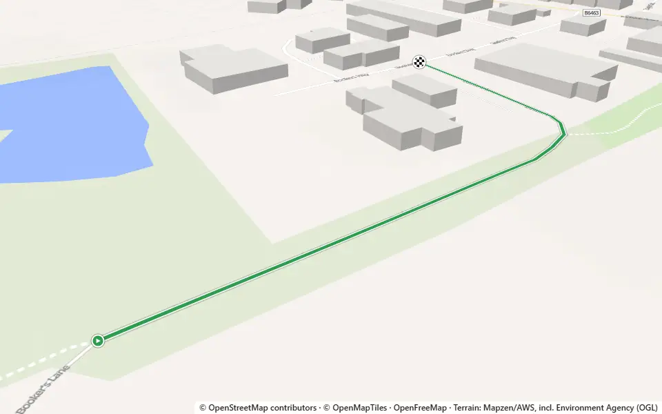 3D preview of a trail at Alcove Plantation
