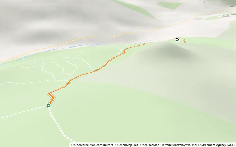 3D preview of a trail at Trails near Binn Farm