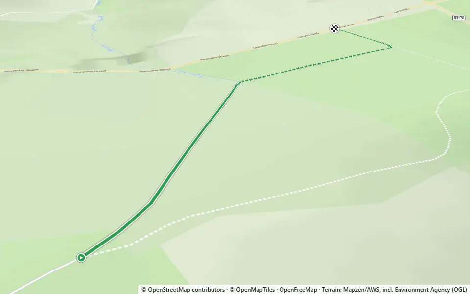 3D preview of a trail at North Down Plantation