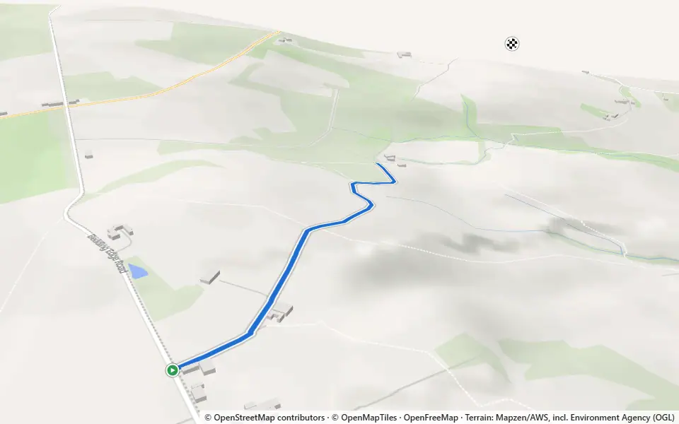 3D preview of a trail at Well Spring Holme Wood