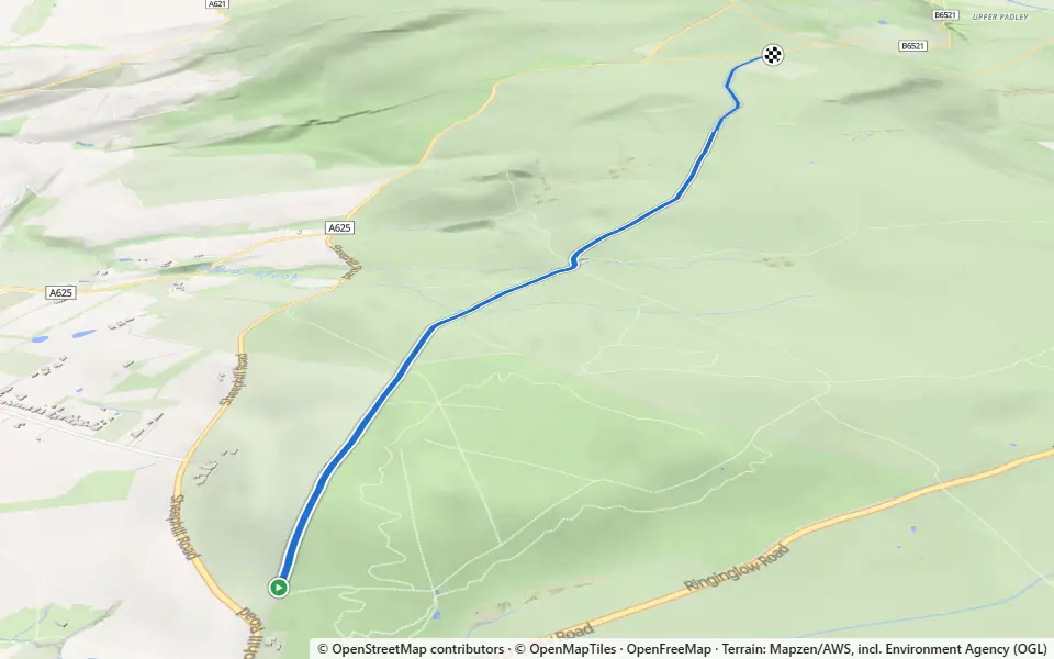 3D preview of a trail at Cliff Plantation