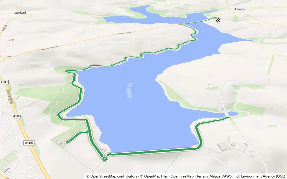 3D preview of a trail at Trails near Pitsford