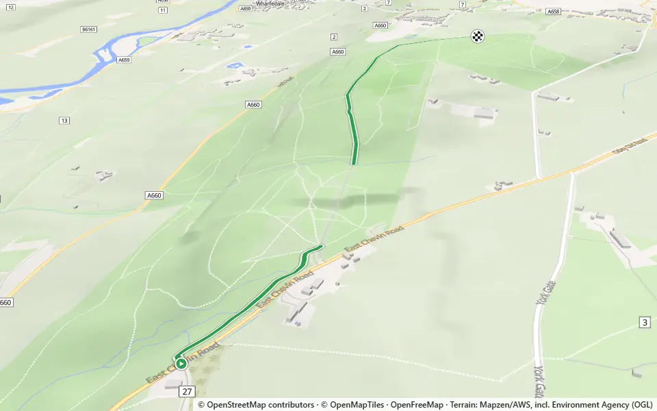 3D preview of a trail at York Gate Plantation