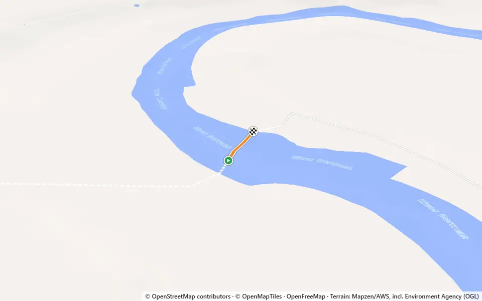 3D preview of a trail at St Chad's Water Local Nature Reserve