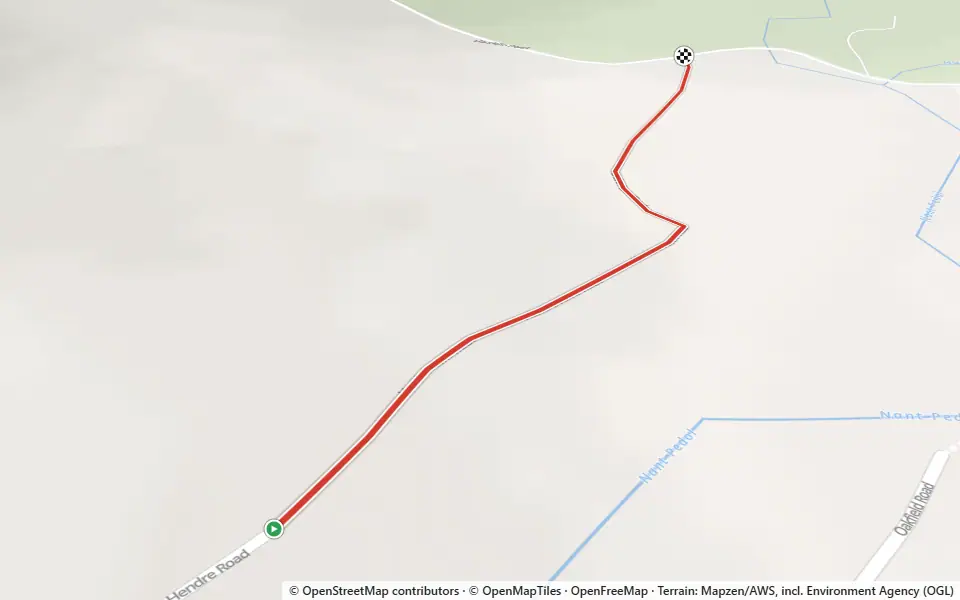 3D preview of a trail at Trails near Twyn