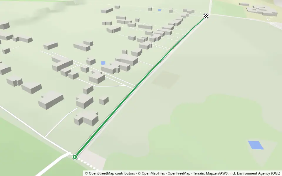 3D preview of a trail at George's Wood