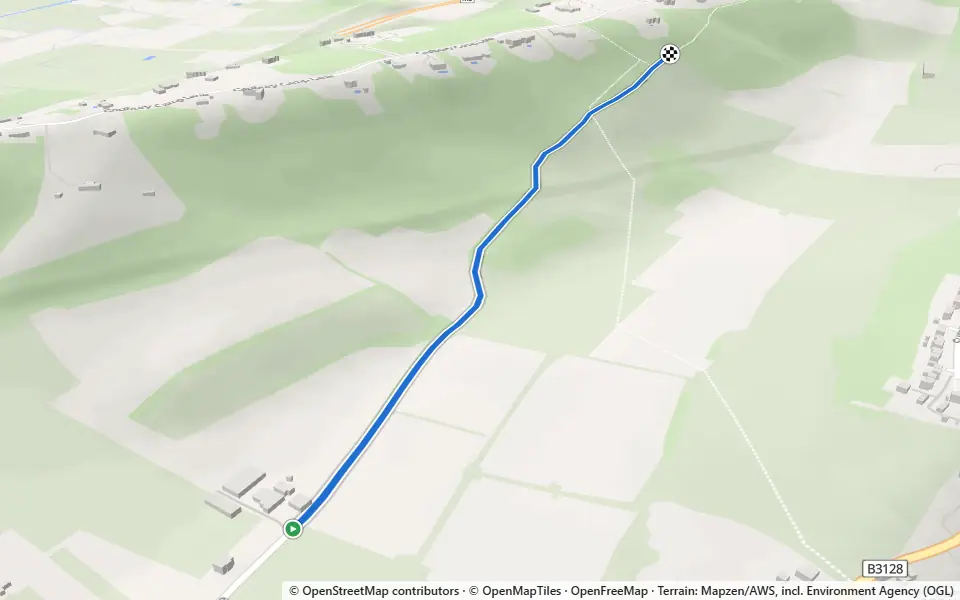 3D preview of a trail at Lime Breach Wood