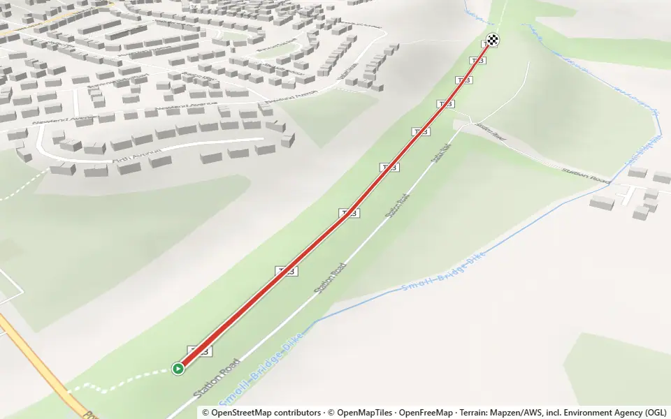 3D preview of a trail at Lady Wood
