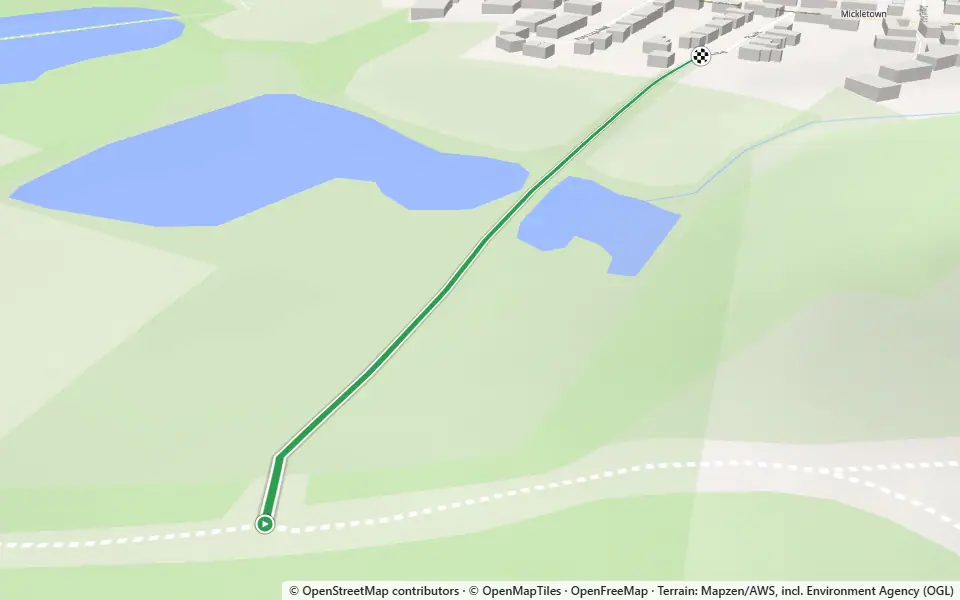 3D preview of a trail at Mickletown Ings SSSI