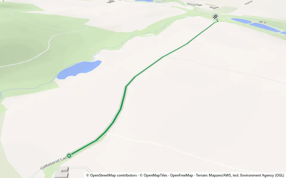 3D preview of a trail at Townfield Spinney
