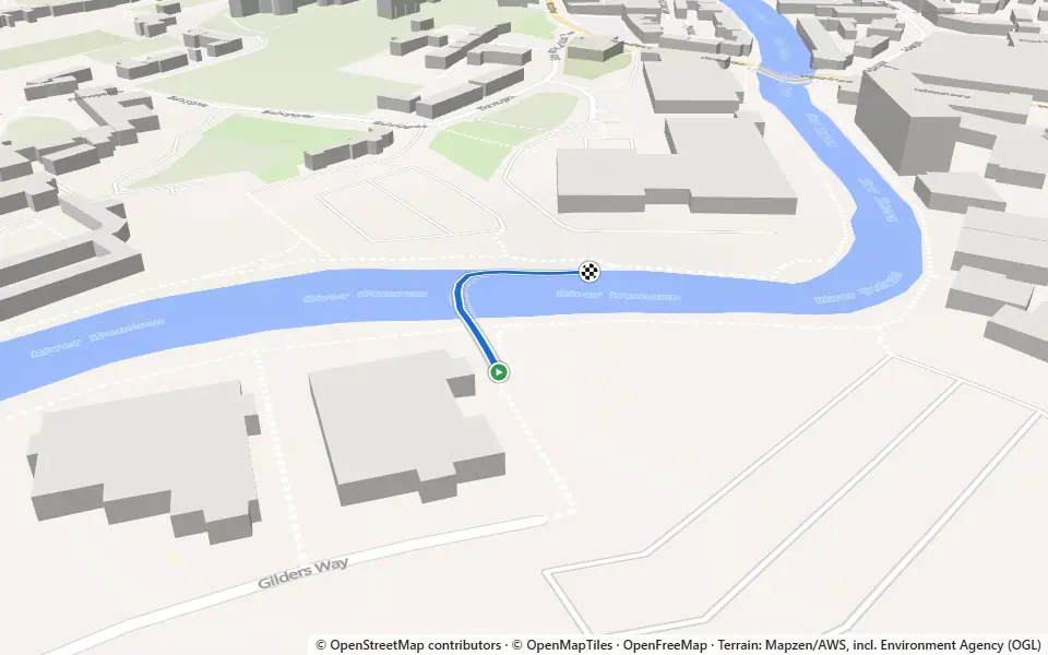 3D preview of a trail at Ketts Heights