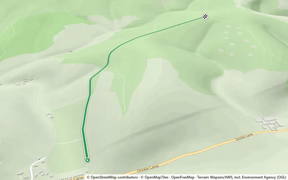 3D preview of a trail at Waltham Down