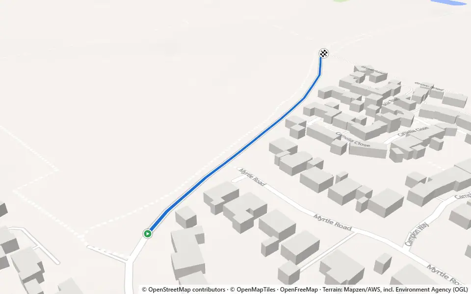 3D preview of a trail at The Wong