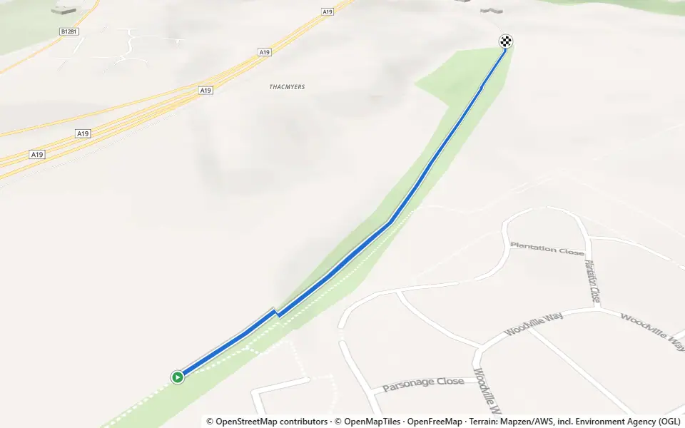 3D preview of a trail at Trails near Wingate