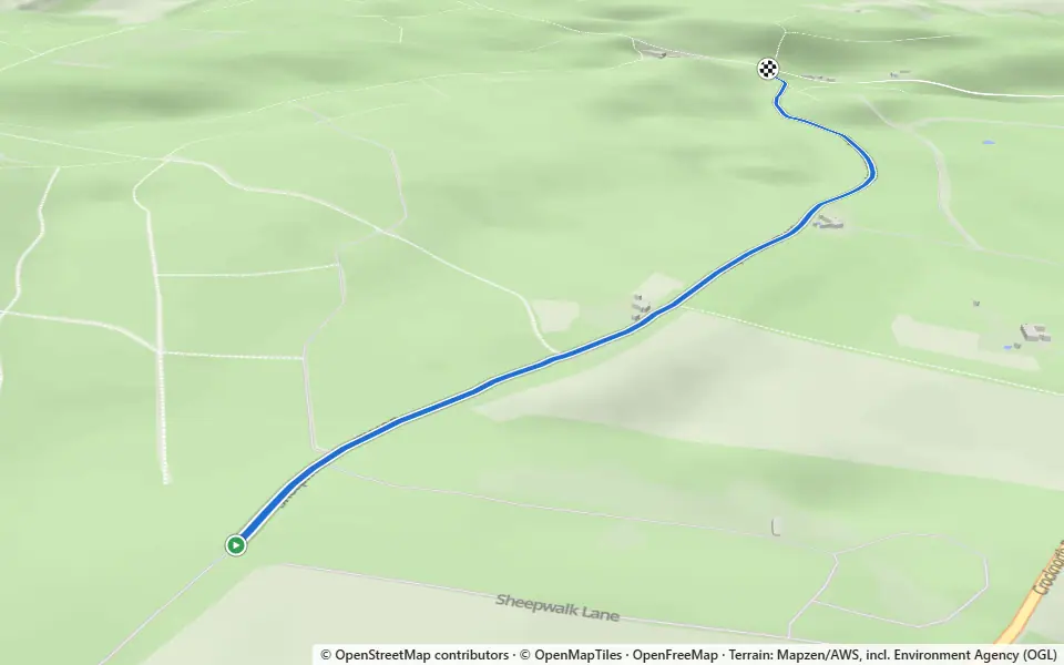 3D preview of a trail at Effingham Forest