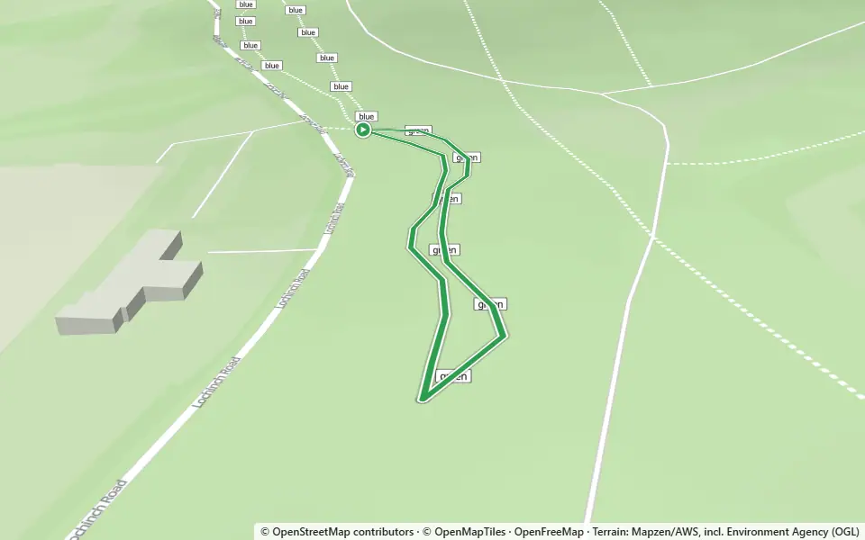 3D preview of a trail at Woodland Garden