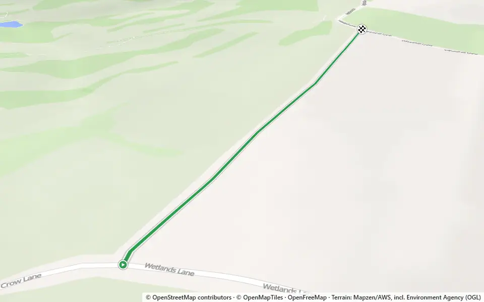 3D preview of a trail at Plover Wood