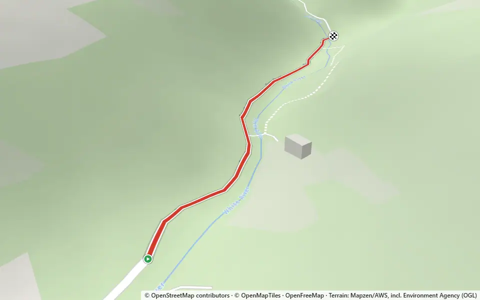 3D preview of a trail at 1 Engine House Rhody Clearing