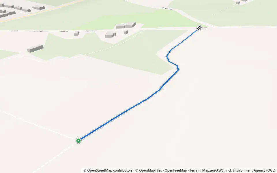 3D preview of a trail at Oatfield Wood