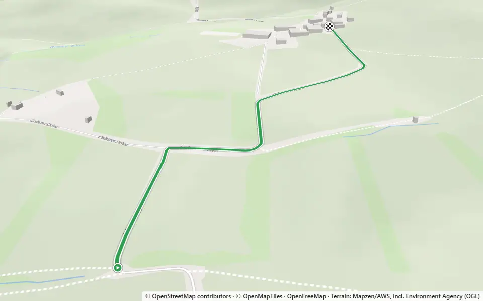 3D preview of a trail at Stread Hall Wood