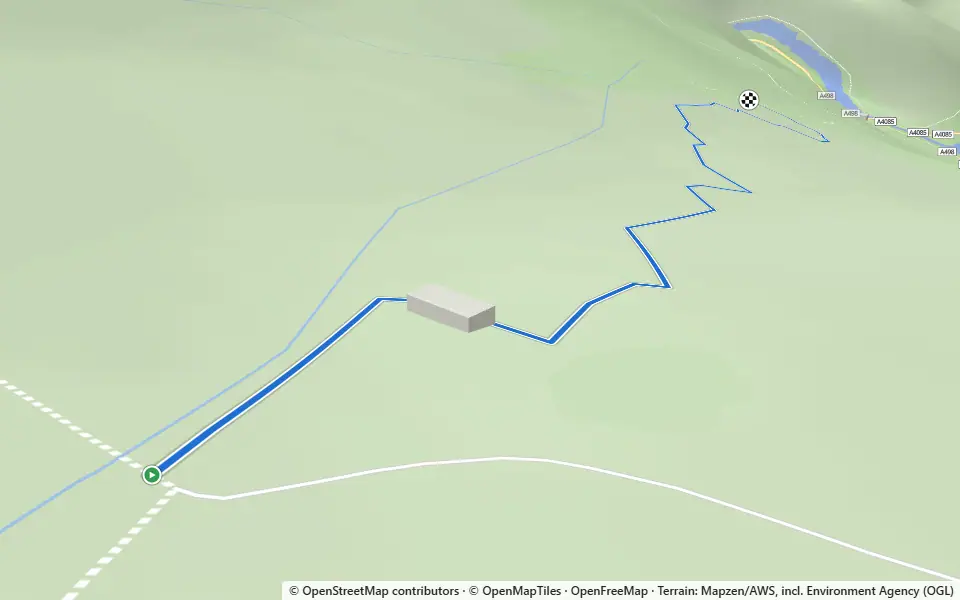 3D preview of a trail at Llŷs