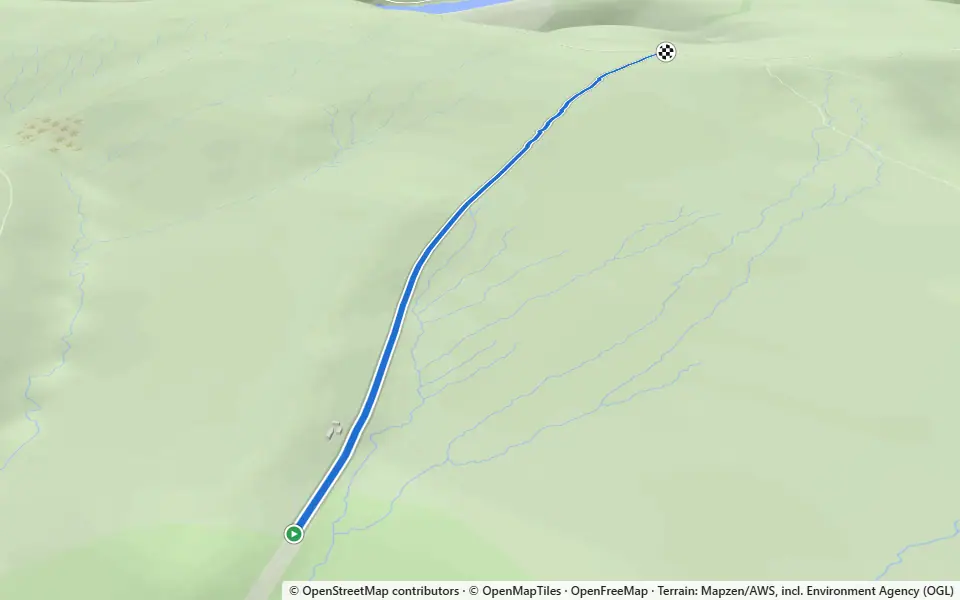 3D preview of a trail at Brogging Moss Plantation