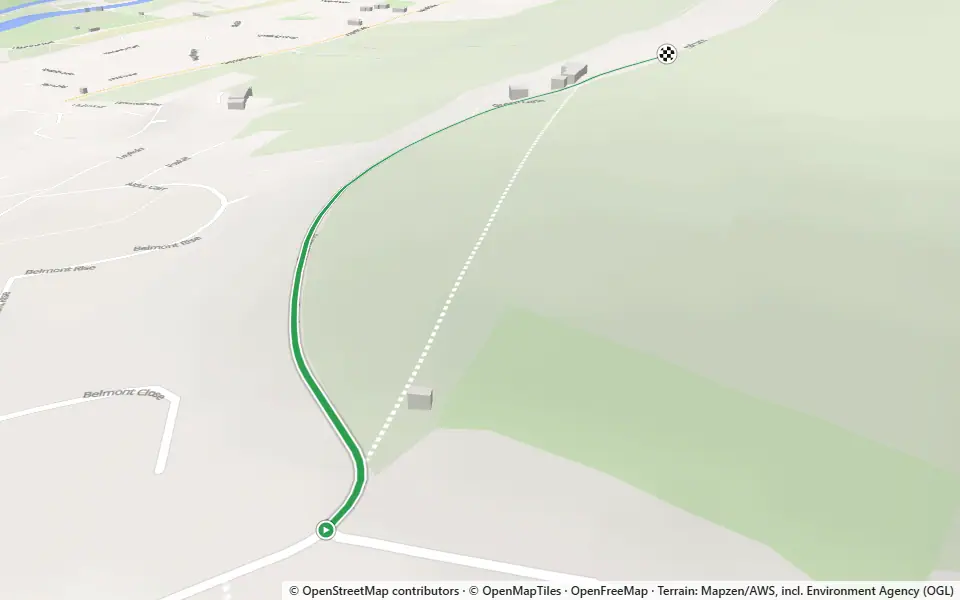3D preview of a trail at Hope Wood