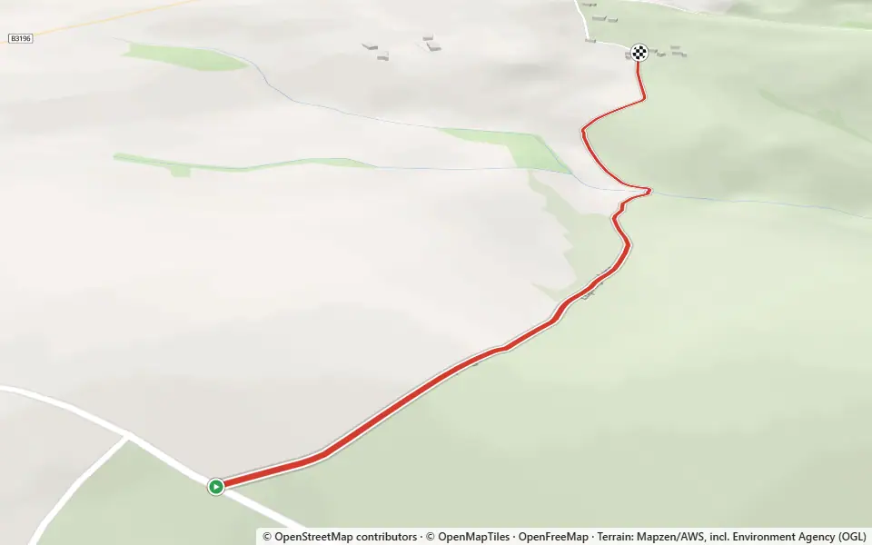 3D preview of a trail at Hothole Wood