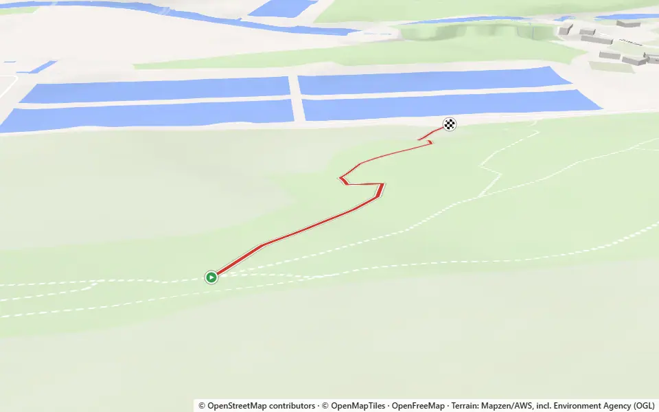 3D preview of a trail at Jerrison Wood