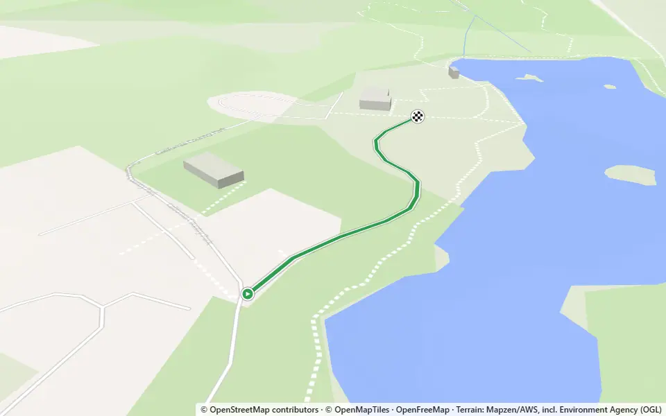 3D preview of a trail at Longmoor Bog Nature Reserve