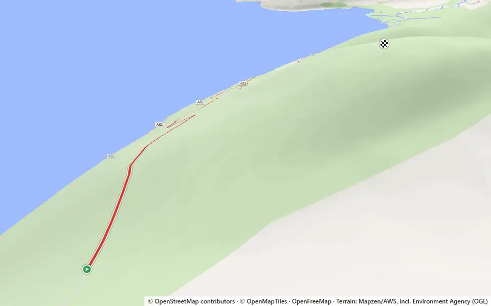 3D preview of a trail at Urquhart Bay Wood