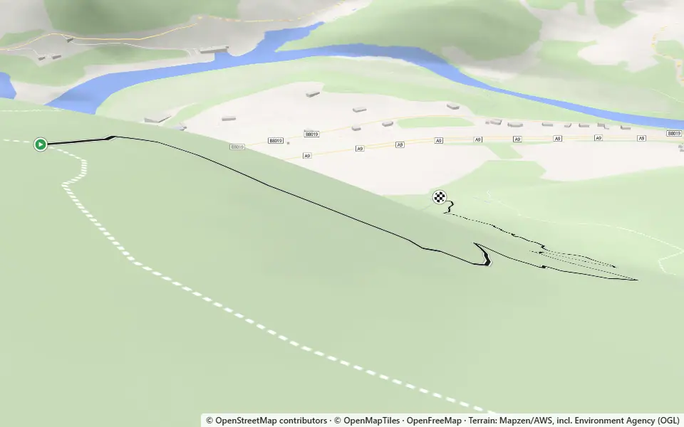 3D preview of a trail at Trails near Faskally