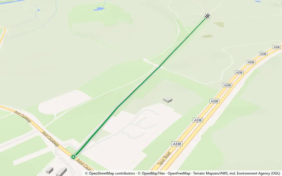 3D preview of a trail at Dayman's Wood