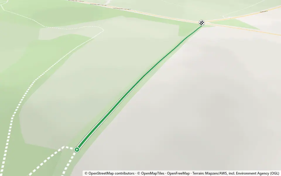3D preview of a trail at Adel Dam Nature Reserve