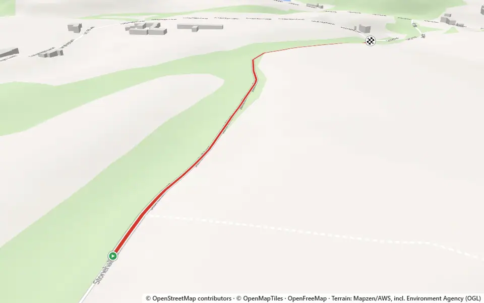 3D preview of a trail at Cassicar Wood