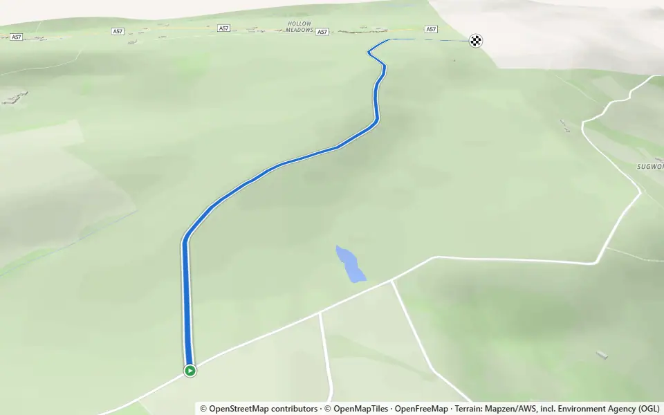 3D preview of a trail at Moscar Plantation