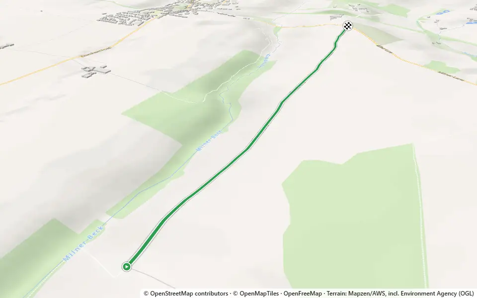 3D preview of a trail at Stubbing Moor Plantation