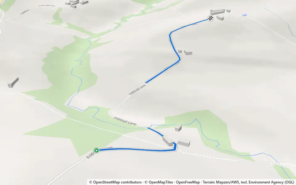 3D preview of a trail at Frith Wood