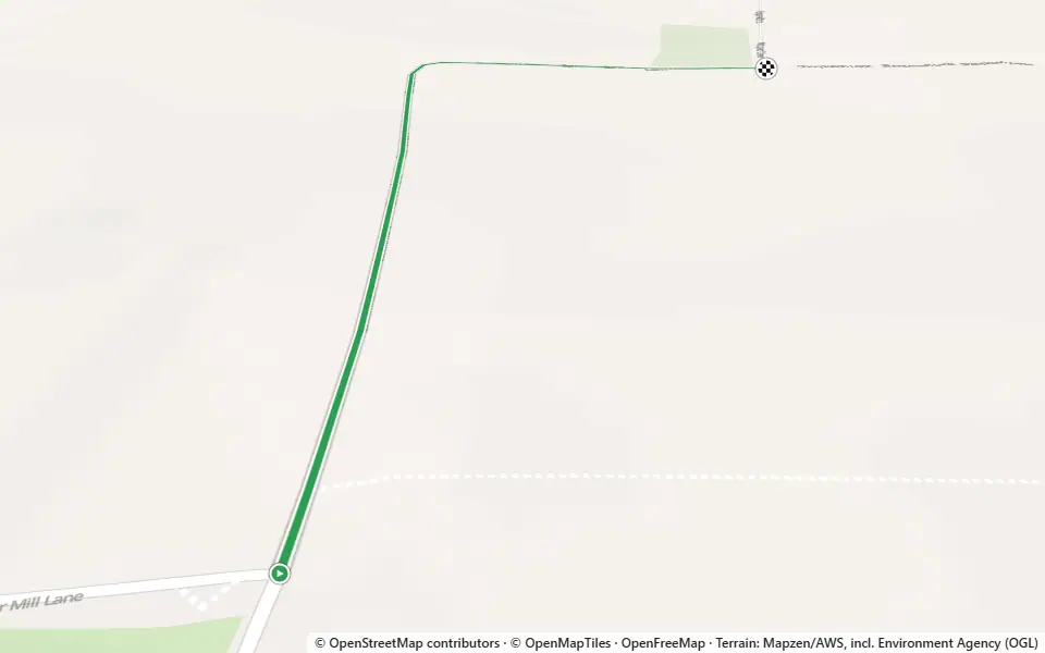 3D preview of a trail at Eastfield Wood