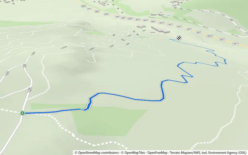 3D preview of a trail at Viner's Plantation