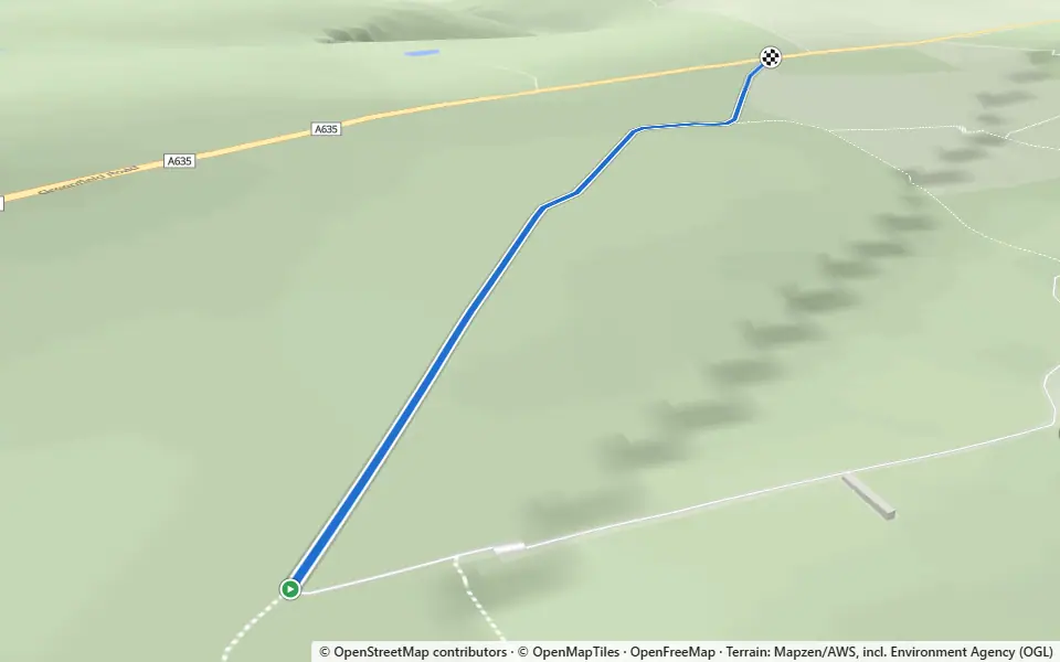 3D preview of a trail at Snapley Moss Plantation
