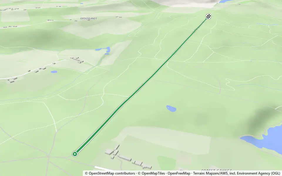 3D preview of a trail at Barnsnap Wood