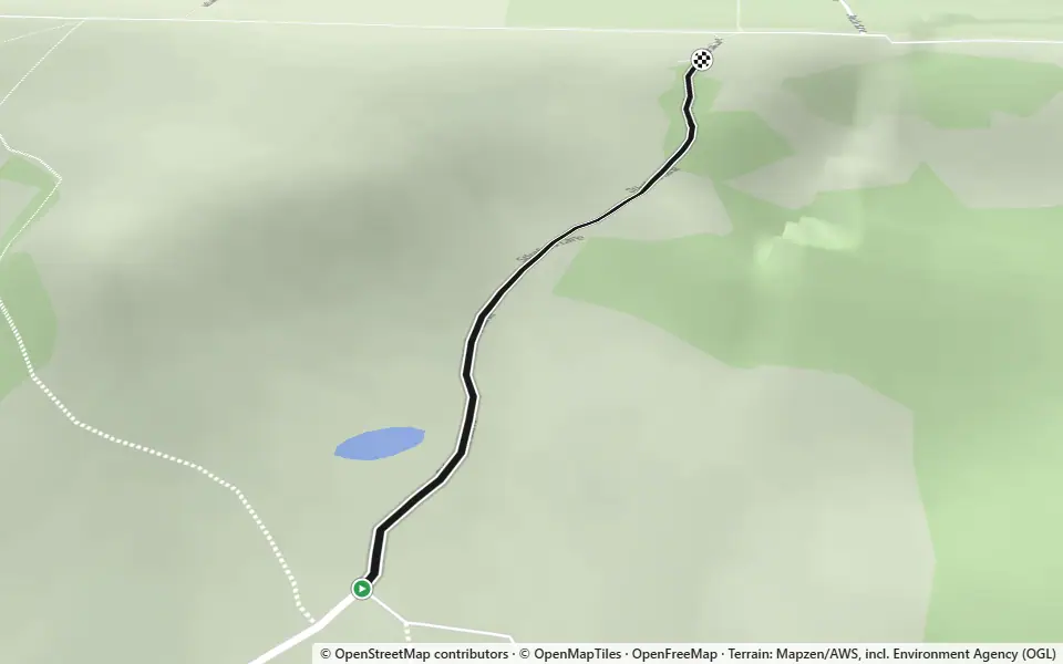 3D preview of a trail at Horn Park Quarry fossils