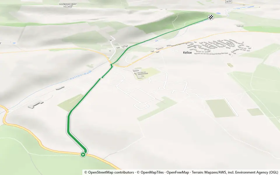 3D preview of a trail at Kingswood Nature Reserve