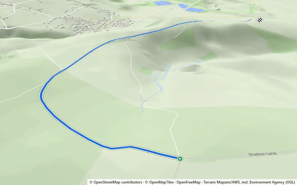 3D preview of a trail at The Car