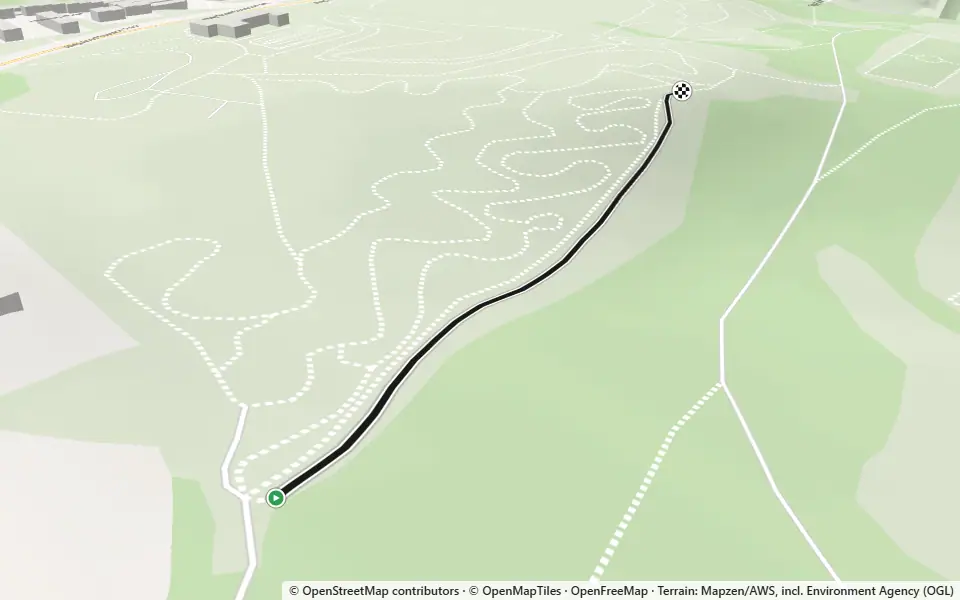 3D preview of a trail at Park Wood