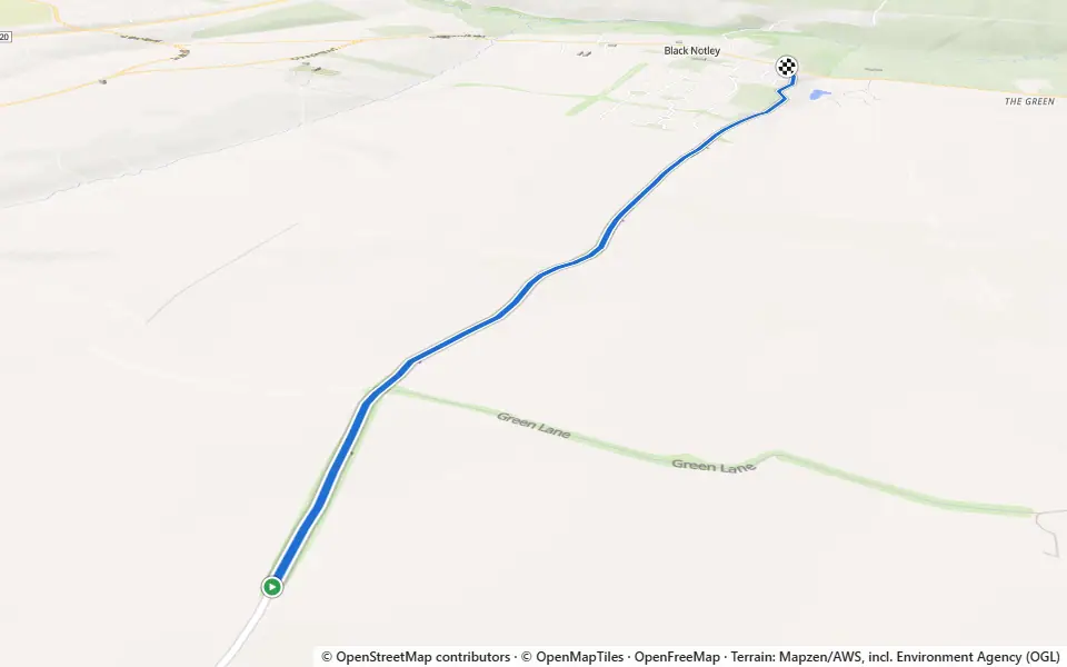3D preview of a trail at Hazelton Wood